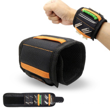 Powerful portable magnetic wristband tool holder for holding screws